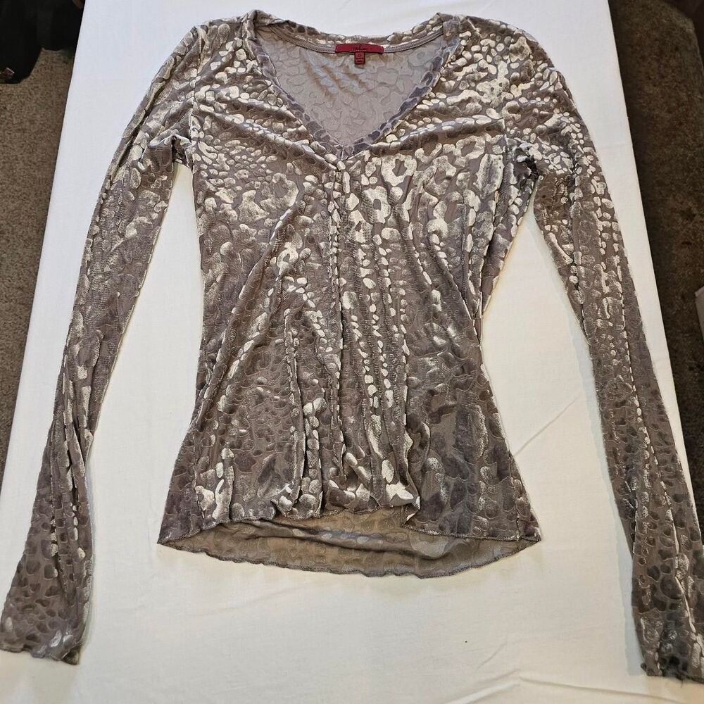BKE Women's Animal Print Shirt